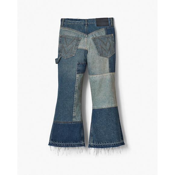 Marc Jacobs Patchwork Denim Cropped Flare Jean DSWT MSRP $695 - Picture 1 of 16